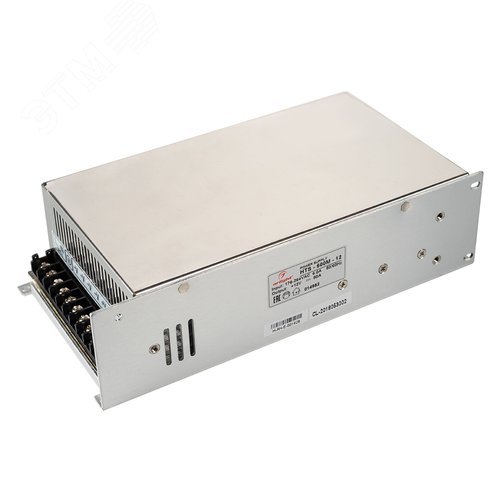 Изображение товара Блок питания HTS-600M-12 (12V, 50A, 600W) (ARL, IP20 Сетка, 3 года) (шт)