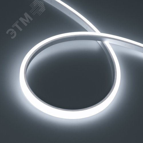 Изображение товара Лента светодиодная герметичная WAVE-TOP-PU-A144-10x10mm 24V White5700 (5 W/m, IP68, 3m, wire x1) (ARL, вывод боковой, 3 года) (м)