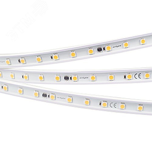 Изображение товара Лента светодиодная 8 Вт/м 230В IP65 3000K 54LED/м ARL-B54-15.5mm SMD 5060 10 м (м)