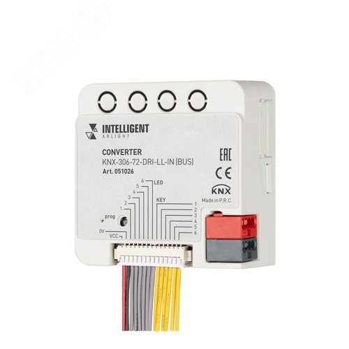 Изображение товара Конвертер BUS IARL IP20 пластик 2 года KNX-306-72-DRI-LL-IN INTELLIGENT (шт)