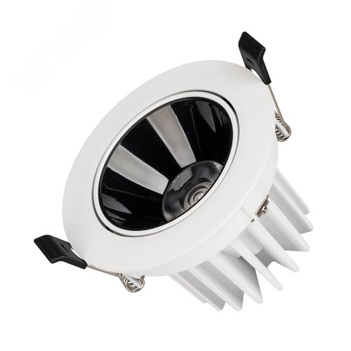 Изображение товара Светильник MS-FORECAST-BUILT-TURN-R102-12W Day4000 (WH-BK, 32 deg, 230V) (IP20 металл, 5 лет) (шт)