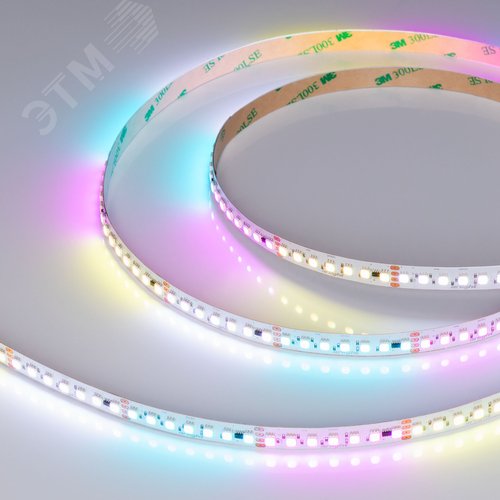 Изображение товара Лента светодиодная 22 Вт/м 24В IP20 RGB 140LED/м SPI-F140-10mm SMD 3535 5 м (м)