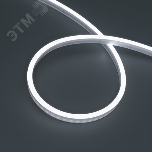 Изображение товара Лента светодиодная герметичная WAVE-SIDE-PU-A120-06x12mm 24V White5700 (8 W/m, IP68, 1m, wire x1) (ARL, вывод боковой, 3 года) (м)