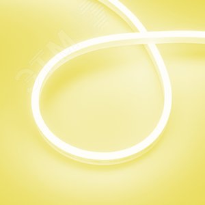 Лента герметичная AURORA-PS-A120-12x6mm 24V Yellow (10 W/m, IP65, 2835, 5m) (Arlight, Силикон)