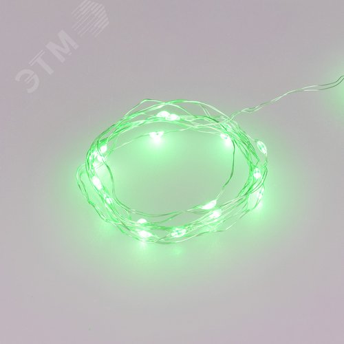 Изображение товара Гирлянда светодиодная ARD-DEW-HOME-2000-CLEAR-20LED-STD Green 3V, Battery Pack Ardecoled, IP20 (шт)