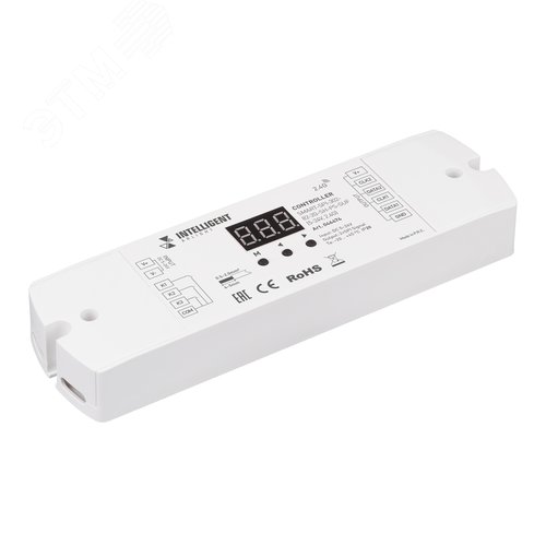 Изображение товара Контроллер INTELLIGENT SMART-SPI-302-82-2G-SH-PS-SUF (5-24V, 2.4G) (IARL, IP20, Пластик, 5 лет) (шт)