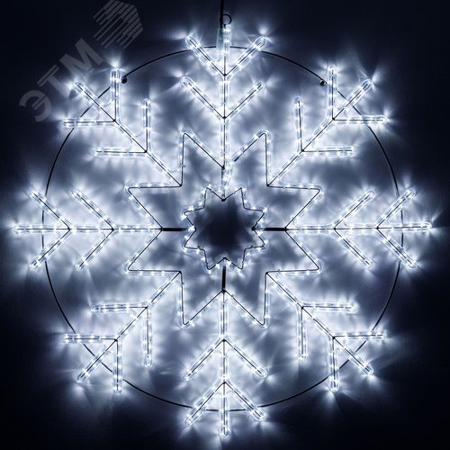 Изображение товара Фигура ARD-SNOWFLAKE-M8-950x950-540LED White 230V, 33W Ardecoled, IP65 (шт)
