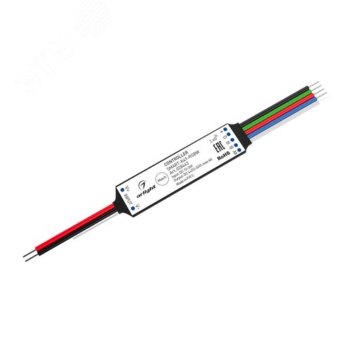 Изображение товара Контроллер SMART-K49-RGBW (12-24V, 4x1A, 2.4G) (ARL, IP20 Пластик, 5 лет) (шт)