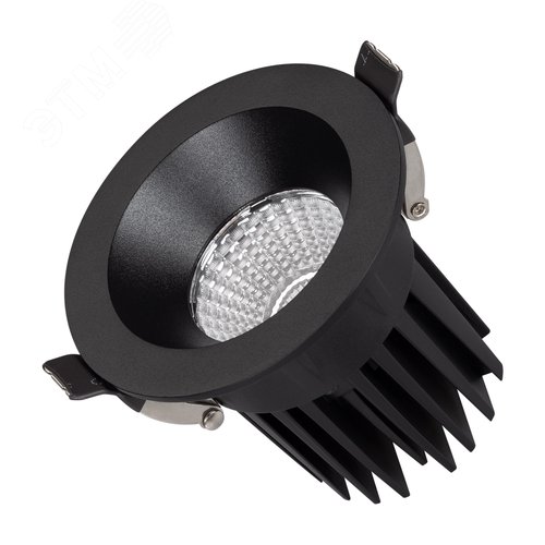 Изображение товара Светильник MS-ATOLL-BUILT-R86-10W Day4000 BK 60 deg 230V IP54 металл 5 лет (шт)