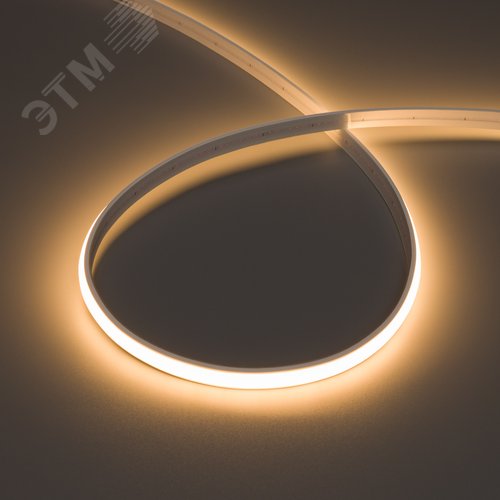 Изображение товара Лента герметичная MOONLIGHT-TOP-M280-10x5mm 24V Warm2700 15 W/m, IP65, 5m, wire x1, вывод прямой, 3 года (м)