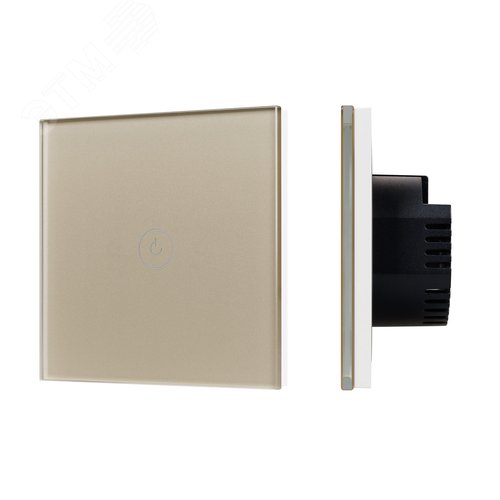 Изображение товара Выключатель сенсорный SWT-OMALI-S01-ZB-GD 250V, 10A, Zigbee Стекло (шт)