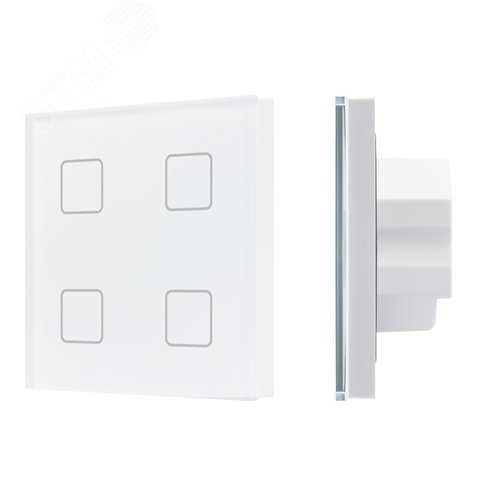 Изображение товара Панель сенсорная INTELLIGENT ARLIGHT DALI-301-11-IN White (BUS/24V, Backlight) (ARL, IP20 Пластик, 5 лет) (шт)