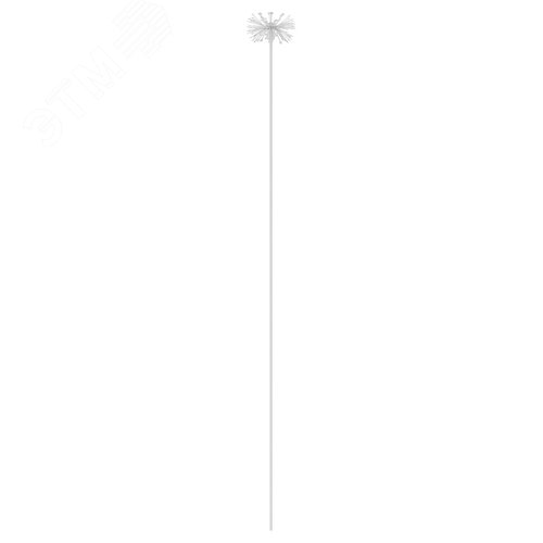 Изображение товара Светильник KT-DANDEL-BOLL-H895-0.5W Warm3000 (WH, 24 deg, 24V) (ARL, IP65 Металл, 3 года) (шт)