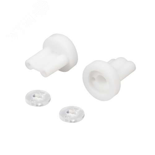 Изображение товара Заглушка ARL-WAVE-18x15-S-CAP-SET-WH (ARL, пластик) (компл)