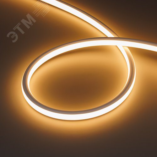 Изображение товара Лента светодиодная герметичная WAVE-TOP-A560-18x15mm 24V Warm2700 (10 W/m, IP54, 5m, wire x1) (ARL, вывод прямой, 3 года) (м)