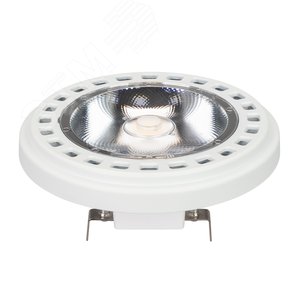 Лампа AR111-Светильник Unit-G53-15W- Warm3000 (WH, 24 deg, 12V) (ARL, металл)