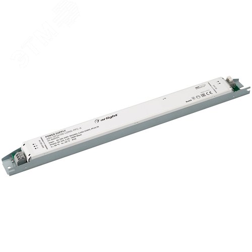 Изображение товара Блок питания ARV-SP24100-LONG-PFC-A (24V, 4.2A, 100W) (ARL, IP20 Металл, 5 лет) (шт)