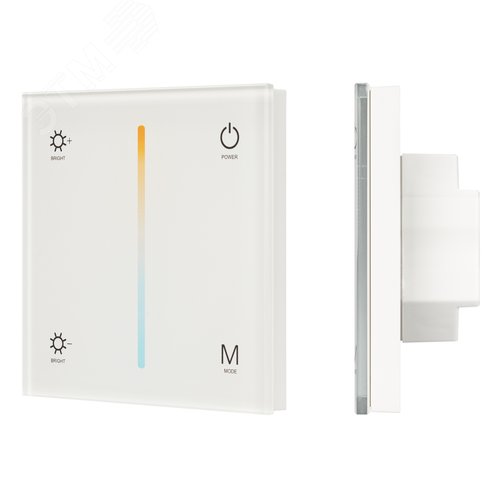 Изображение товара Панель Sens SMART-P21-MIX White 12-24V, 2.4G ARL, IP20 пластик, 5 лет (шт)