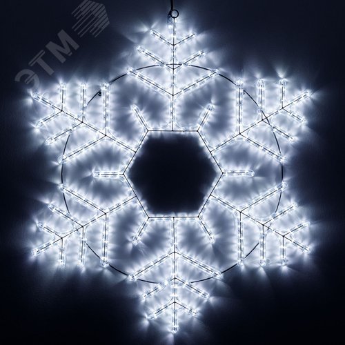 Изображение товара Фигура ARD-SNOWFLAKE-M10-1000x900-576LED White 230V, 35W Ardecoled, IP65 (шт)