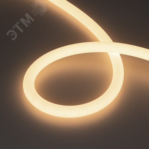 Изображение товара Лента герметичная MOONLIGHT-TOP-A336-D18мм 24V Warm3000 360deg 14.4 W/m, IP65, 2835, 5м, wire x1 - (м)