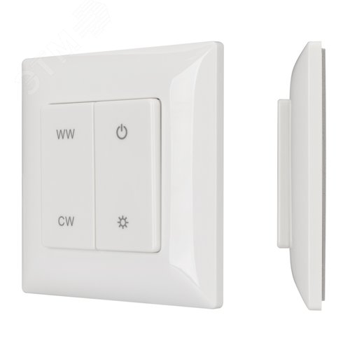 Изображение товара Панель SMART-P48-MIX-P-SUF (3V, 1 зона, Knob, 2.4G) (ARL, Пластик) (шт)