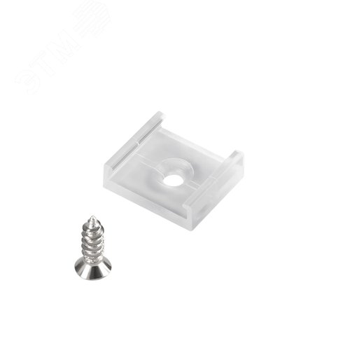 Изображение товара Держатель ARL-WAVE-16x15mm-CLIP-P CLEAR пластик (шт)
