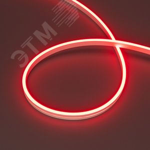 Лента герметичная MOONLIGHT-SIDE-A168-4x10мм 24V Red (7.2 W/m, IP65, 5м, wire x2) (Вывод кабеля прямой)