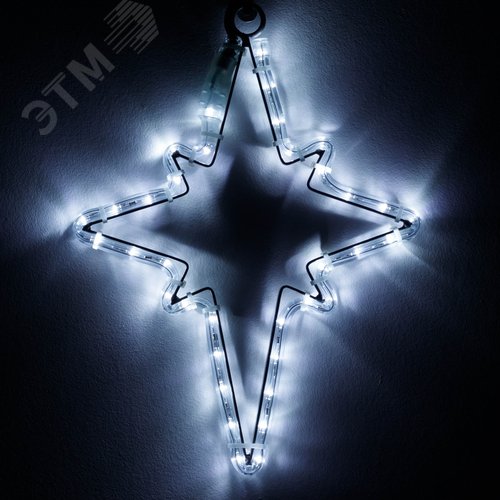 Изображение товара Фигура ARD-STAR-M3-380x250-36LED White (230V, 2.5W) (Ardecoled, IP65) (шт)