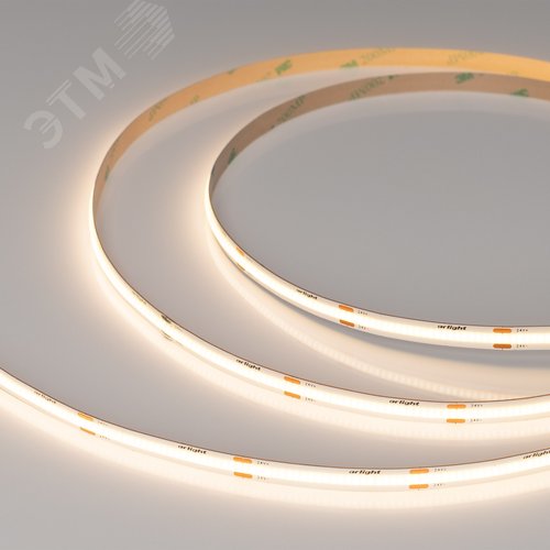 Изображение товара Лента светодиодная 8 Вт/м 24В IP20 3500K 480LED/м COB-X480-8mm CSP 5 м (м)