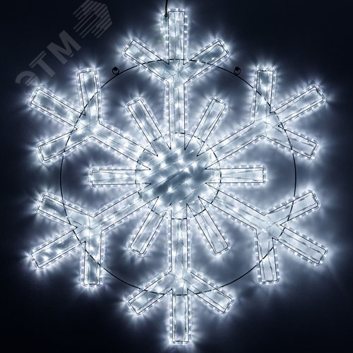 Изображение товара Фигура ARD-SNOWFLAKE-M11-1250x1200-604LED White 230V, 36.5W Ardecoled, IP65 (шт)