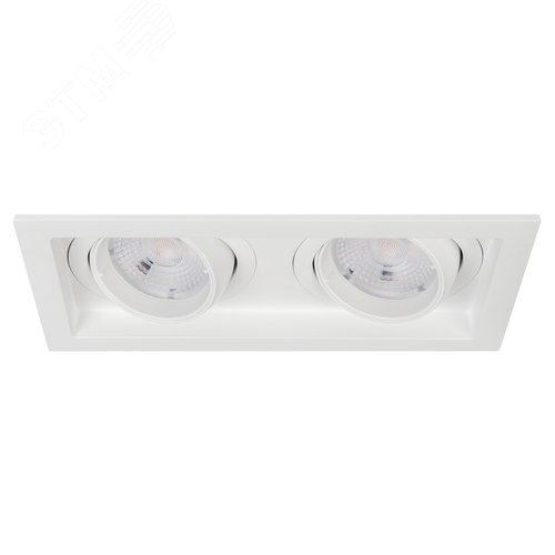 Изображение товара Светильник MS-VORTEX-BUILT-S170x90-2x12W Warm3000 (WH-WH, 40 deg, 230V) (ARL, IP20, металл, 5 лет) (шт)