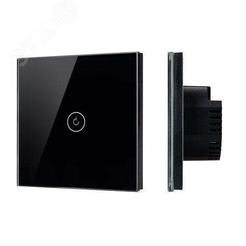 Изображение товара Выключатель сенсорный SWT-OMALI-S01-ZB-BK 250V, 10A, Zigbee Стекло (шт)