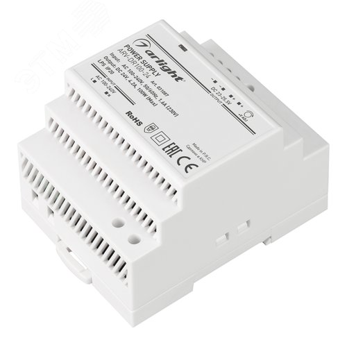 Изображение товара Блок питания ARV-DR100-24 (24V, 4.2A, 100W) (ARL, IP20 DIN-рейка) (шт)