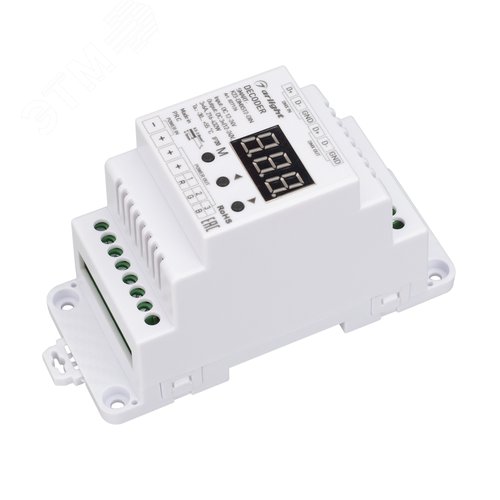 Изображение товара Декодер SMART-K23-DMX512-DIN 12-24 V, 3x6A ARL, IP20, пластик, 5 лет (шт)