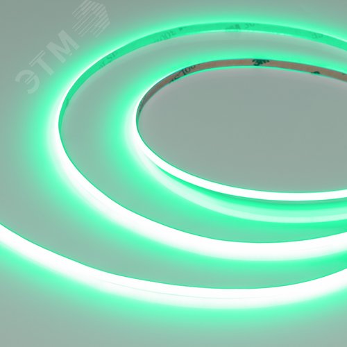 Изображение товара Лента светодиодная 4 Вт/м 24В Зелёный IP20 480LED/м COB-X480-4mm CSP 5 м (м)