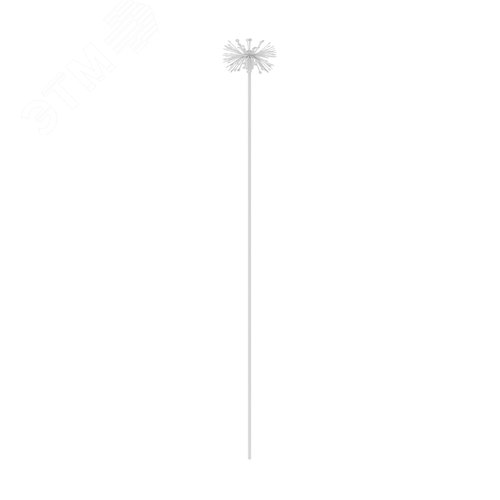 Изображение товара Светильник KT-DANDEL-BOLL-H705-0.5W Warm3000 (WH, 24 deg, 24V) (ARL, IP65 Металл, 3 года) (шт)