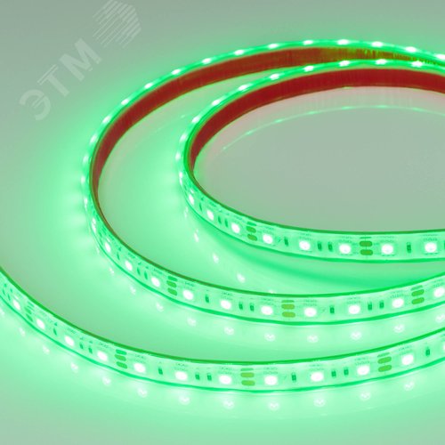 Изображение товара Лента светодиодная 14,4 Вт/м 12В IP68 Зелёный 60LED/м RT/RTW-B60-10-13mm SMD 5060 5 м (м)