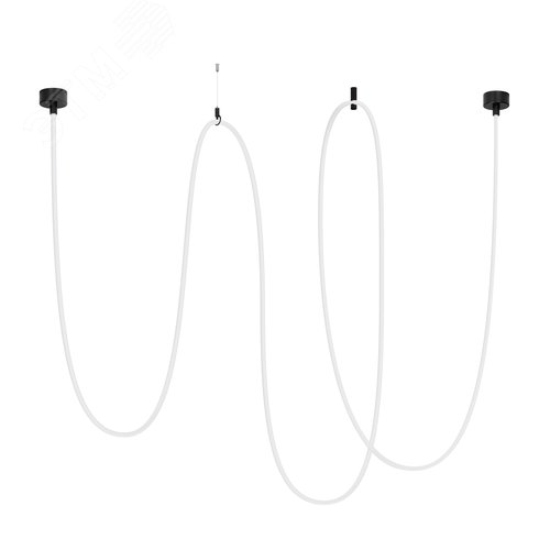 Изображение товара Светильник SP-TROPIC-SURFACE-R18-L10000-110W Warm3000 BK 360 deg 230V IP20 пластик 3 года (шт)