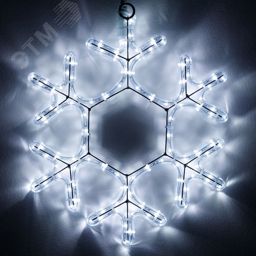Изображение товара Фигура ARD-SNOWFLAKE-M7-450x375-126LED White 230V, 7.5W Ardecoled, IP65 (шт)