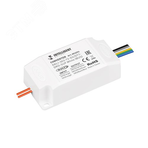 Изображение товара INTELLIGENT ARLIGHT Конвертер DALI-303-72-D2/DT7-DRO-SUF White (BUS) (IARL, Пластик) (шт)
