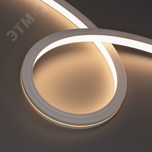 Изображение товара Лента герметичная MOONLIGHT-TOP-X280-16x16mm 24V Warm3000 10 W/m, IP67, 15m, wire x1, вывод боковой, 5 лет (м)