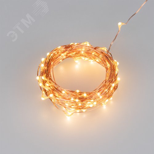 Изображение товара Гирлянда светодиодная ARD-DEW-HOME-10000-100LED-LIVE Warm3000 5V, USB, ПДУ Ardecoled, IP20 (шт)
