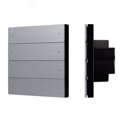 Изображение товара INTELLIGENT ARLIGHT Кнопочная панель SMART-DMX512-801-22-8G-8SC-DIM-IN Grey (230V, 2.4G) (IARL, IP20 Пластик, 5 лет) (шт)