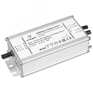 Изображение товара Блок питания ARPV-UH24120-PFC-DALI-PH (24V, 5.0A, 120W) (ARL, IP67 Металл, 7 лет) (шт)