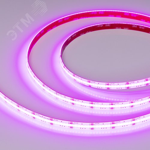 Изображение товара Лента светодиодная 16 Вт/м 24В IP65 RGB 840LED/м COB-X840-10-12mm CSP 5 м (м)