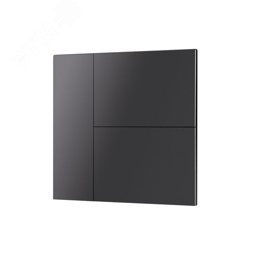 Изображение товара Накладка панели INTELLIGENT ARLIGHT KNX-23-3G-SUF Dark Grey (Backlightless) (IARL, IP20 металл, 2 года) (шт)