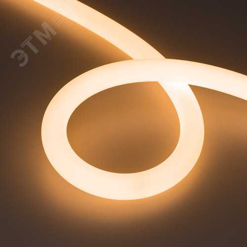 Изображение товара Лента герметичная MOONLIGHT-SIDE-FP-X1088-D25mm 24V Warm2300 20 W/m, IP65, 5m, wire x1, вывод боковой, 3 года (м)