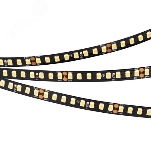 Изображение товара Лента светодиодная 12 Вт/м 24В IP20 3000K 160LED/м RT/RTW-A160-8-10mm SMD 2835 5 м (м)