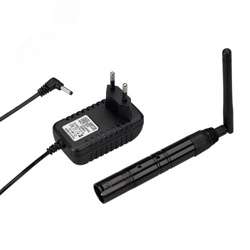 Изображение товара Усилитель SMART-DMX-Transmitter Black 5V, XLR3 Female, 2.4G ARL, IP20 металл, 5 лет (шт)