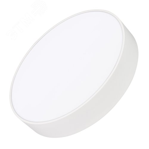 Изображение товара Светильник IM-RONDO-EMERGENCY-3H-R350-33W Warm3000 WH, 120 deg, 230V, IP40 металл, 2 года (шт)